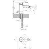 Смеситель для биде Kroner Element 211210-5301 Фото - 1